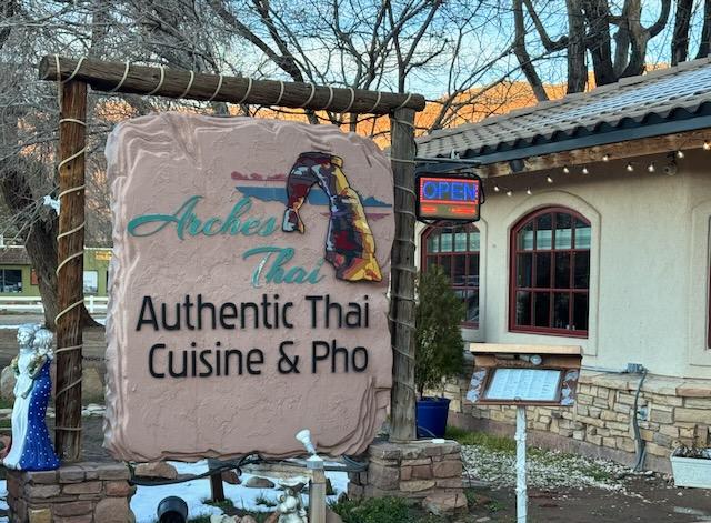 Arches Thai restaurant in Moab